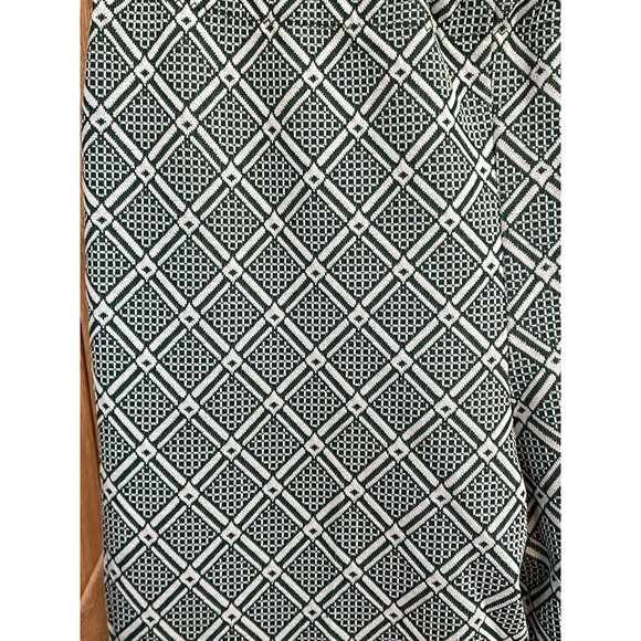 Vtg 70s ILGWU Union Made Women’s High Rise Wide Leg Pants Geometric Mod USA 6/8 - Picture 3 of 11